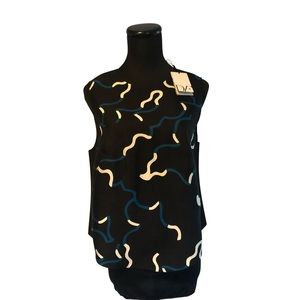 Diane Von Furstenberg Sleeveless Tank Blouse